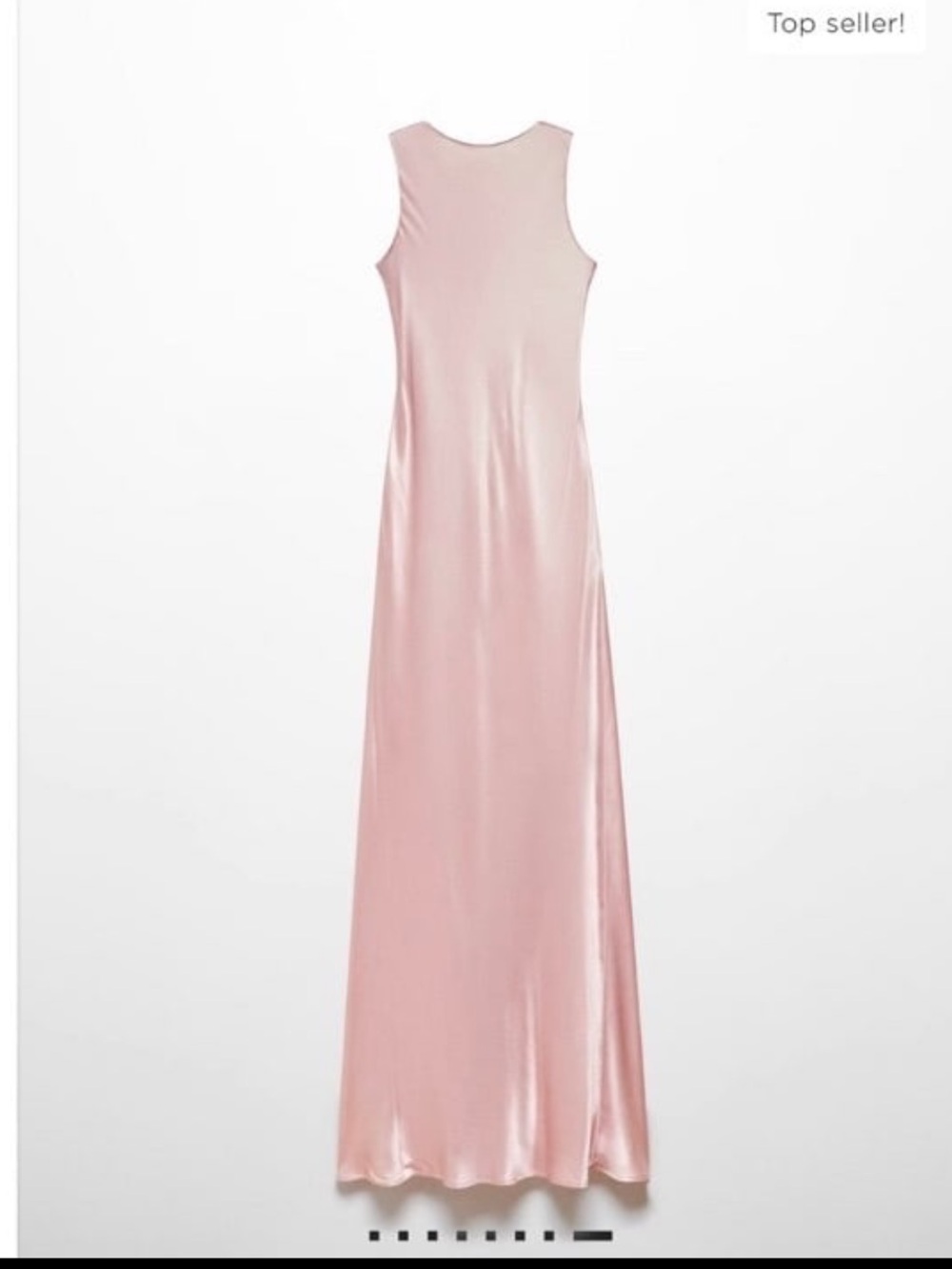 Mango pink maxi dress